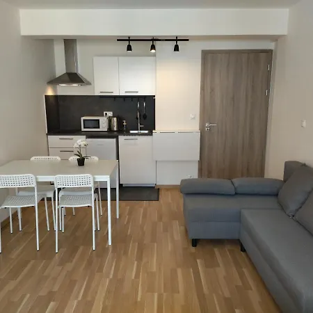Brand New # 42 In Brand New Building With Free Parking In The Center Praag